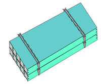 芯槽可拆卸组合式岩芯箱