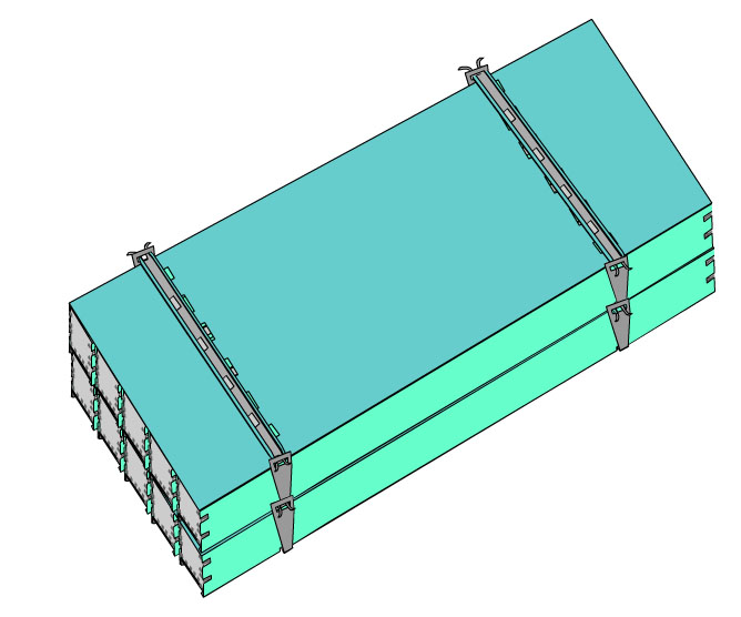 芯槽可拆卸组合式岩芯箱